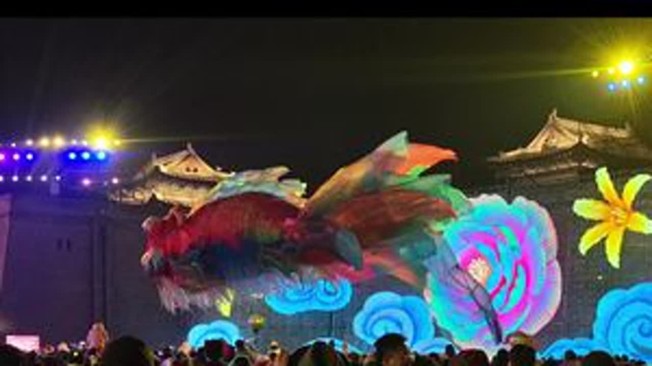 大同永泰门瓮城熬鱼表演