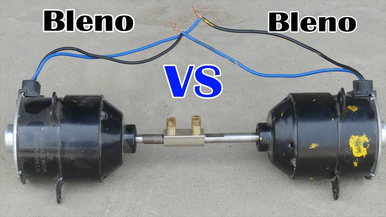 Two Different DC Blino Motors Power Comparison