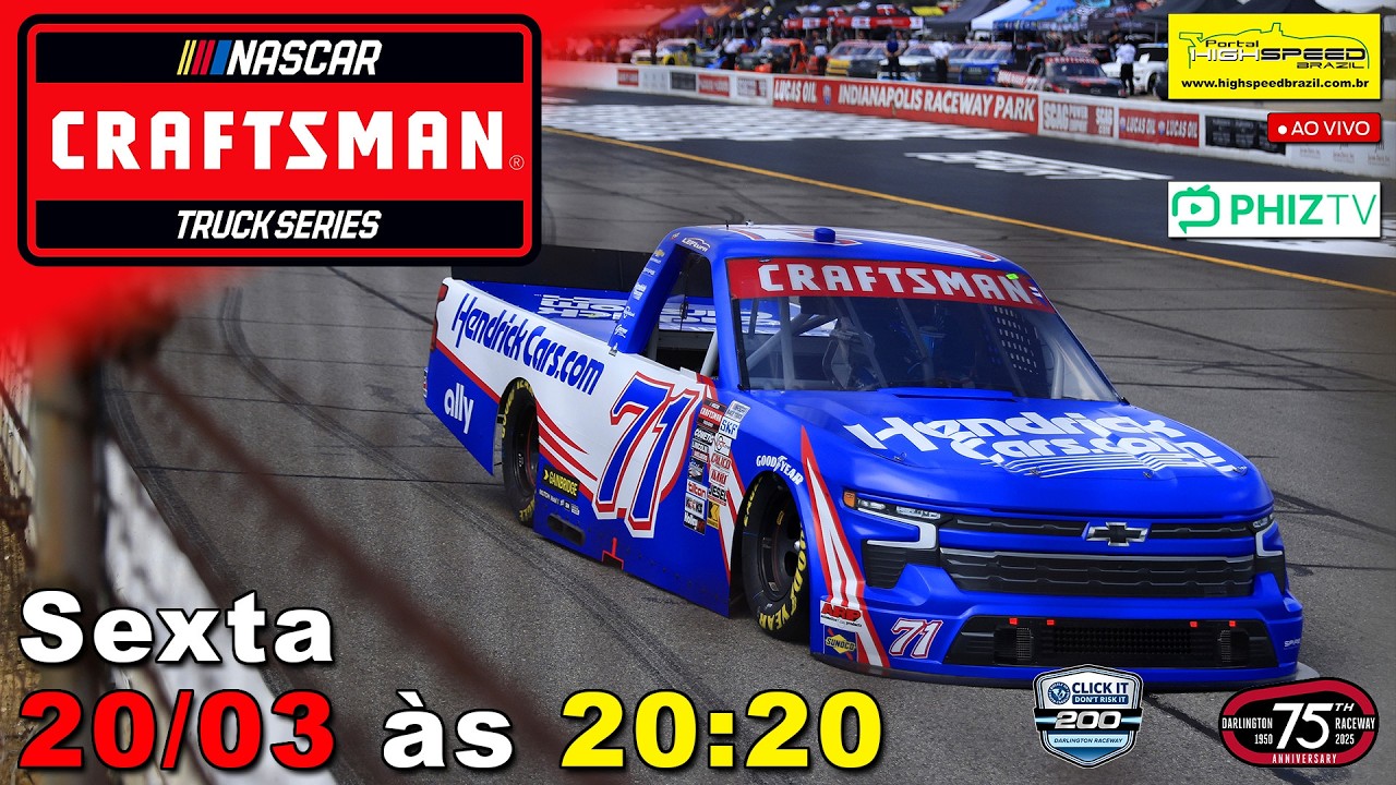 🔴 NASCAR CRAFTSMAN TRUCK SERIES | Buckle Up South Carolina 200 | Darlington Raceway