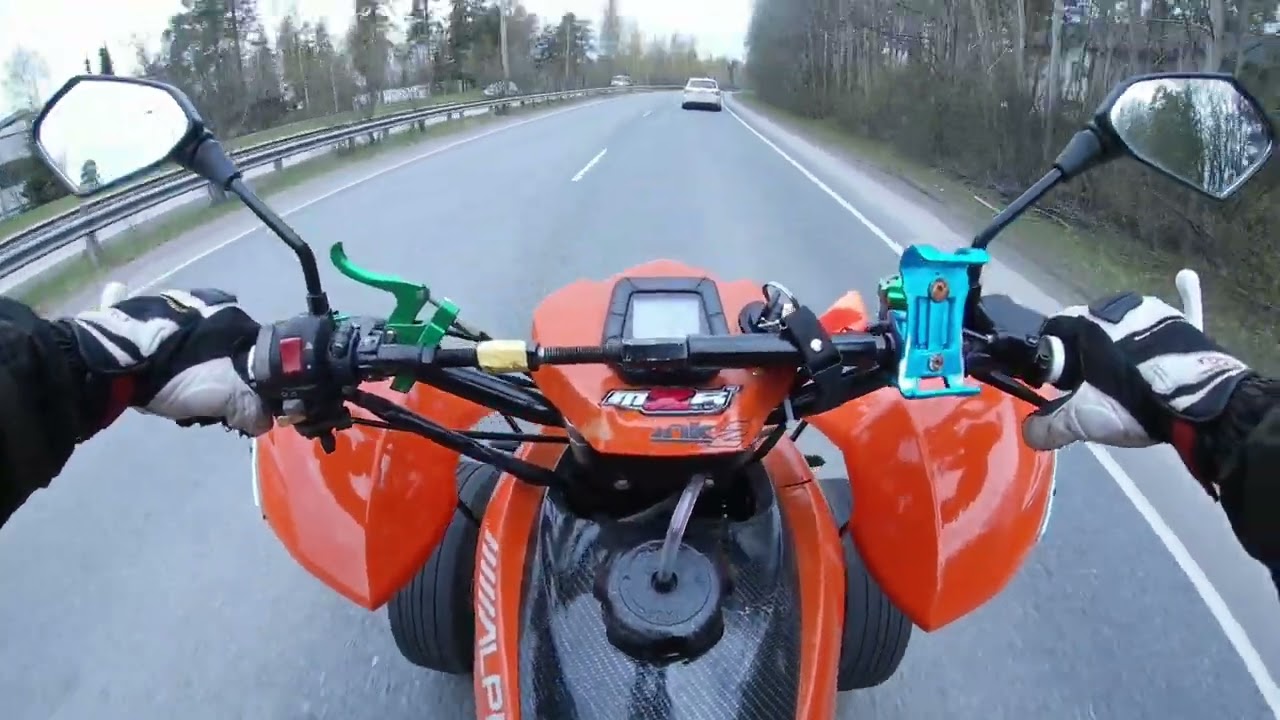 Dinli 450cc atv driving #finland #dinli #driver #atvnews #4k #video