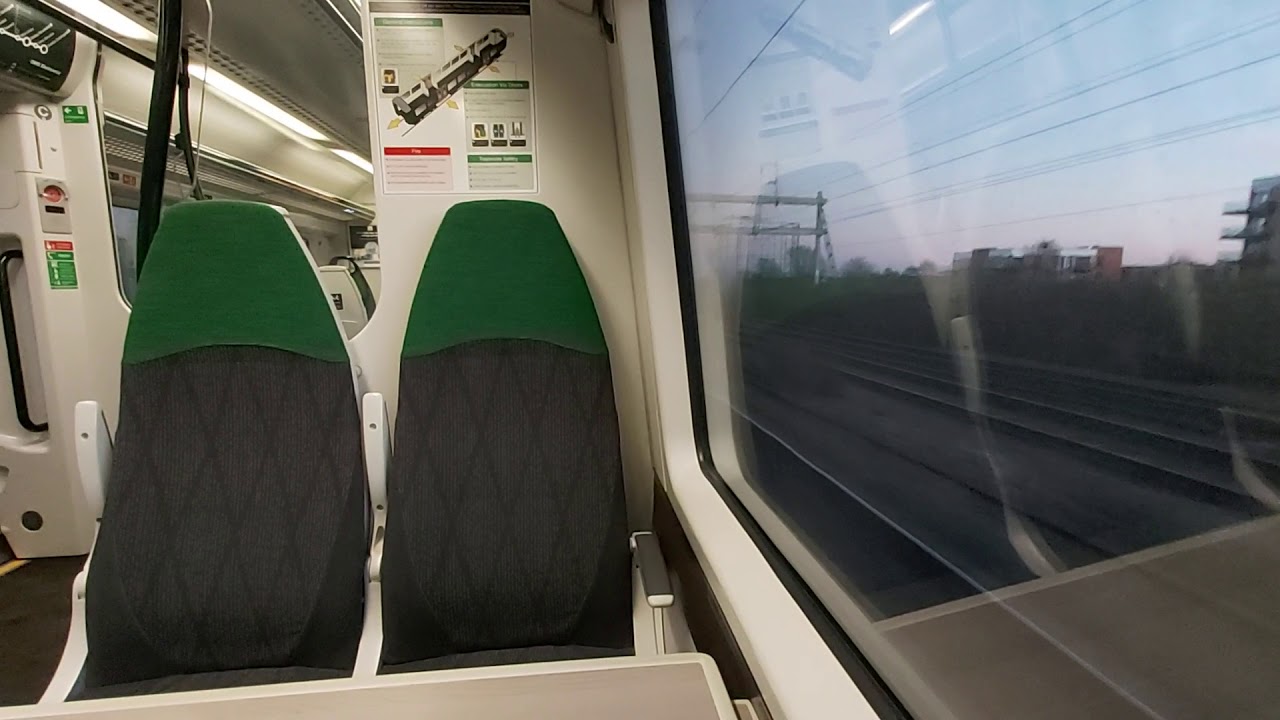 Leaving Reading Station Onboard a Great Western Railway Class 387 (02/12/19)