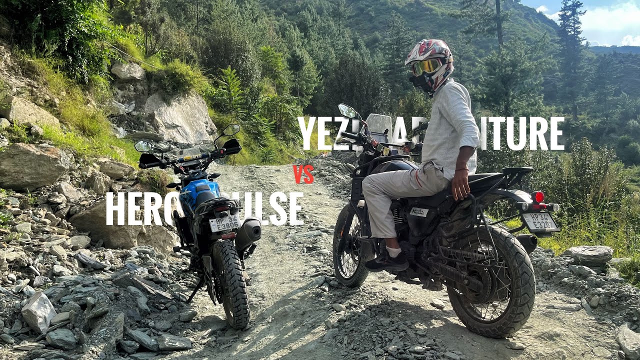 Extreme Off-Road ☠️- Yezdi adventure vs Hero Xpulse 2023🔥 | Manikaran Kasol | Nomadic Aman