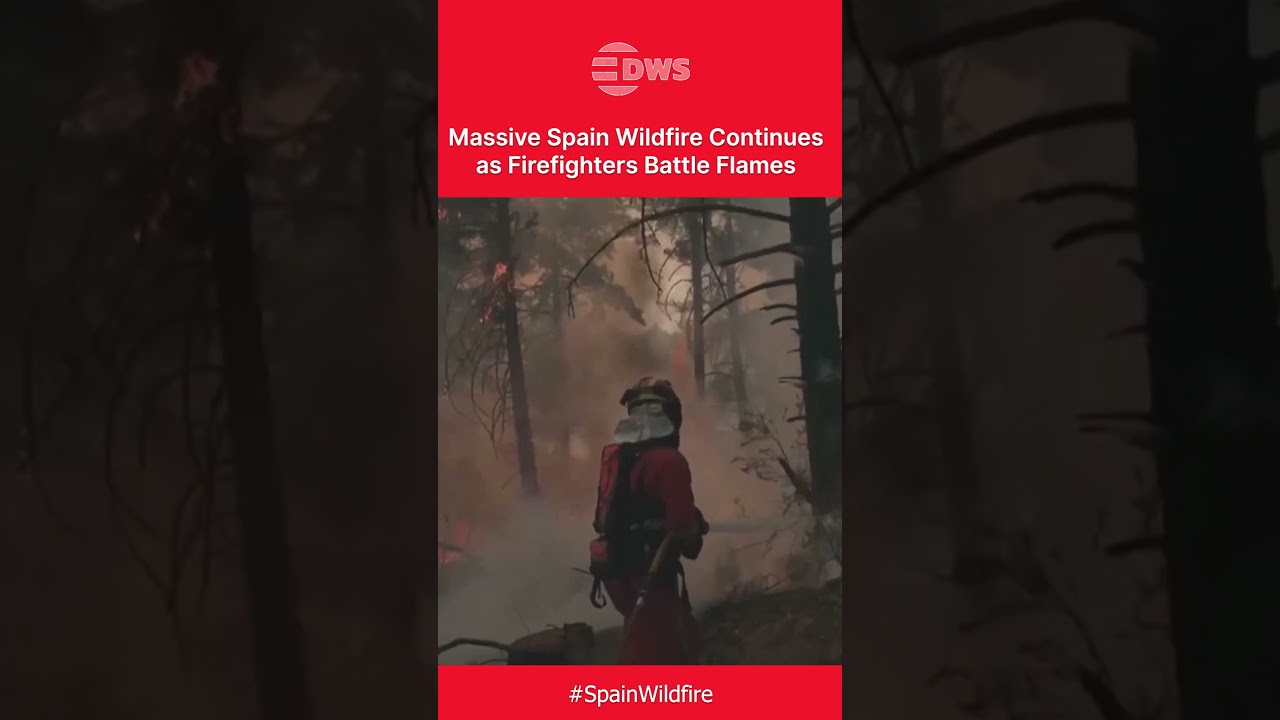 Firefighters Battle Spain&rsquo;s Largest Wildfire Amid Record Heat | DWS News | AL1C