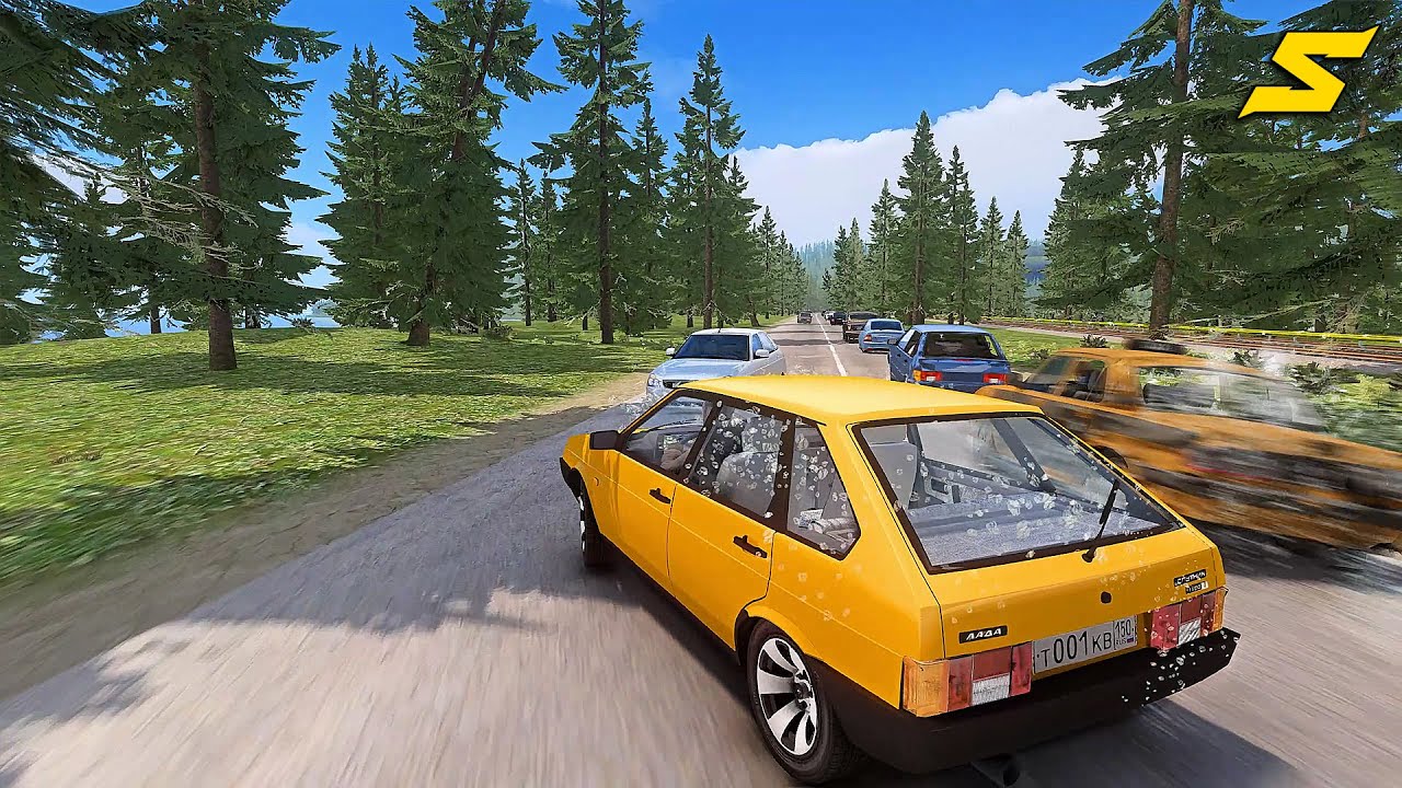 Автокатастрофы в GTA 4 &mdash; Краш-тестирование реальных модов автомобилей. Эпизод 8