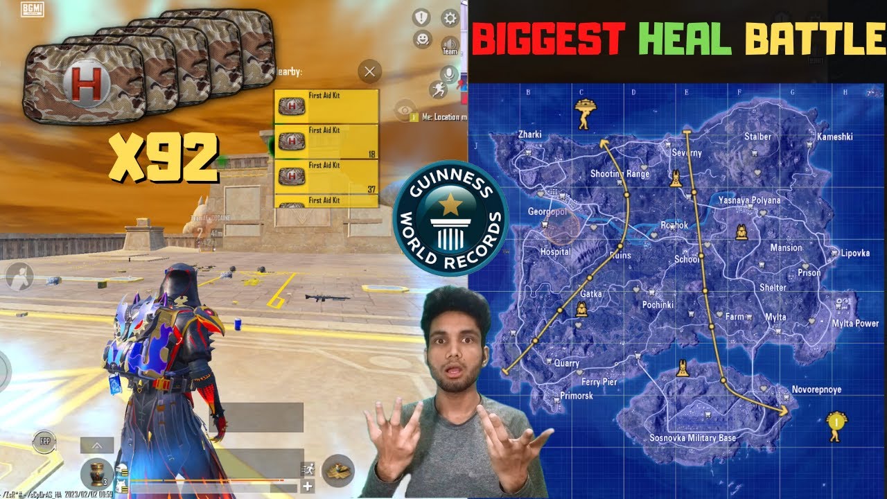 New World Record Heal Battle Full Match In Ancient Guardian Boss BGMI Impossible Survive