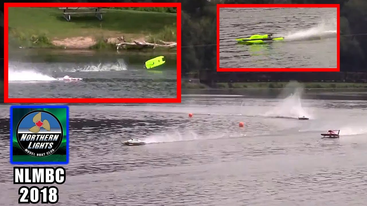 Model Boats RACING HEAD TO HEAD - Northern Lights Model Boat Race 2018