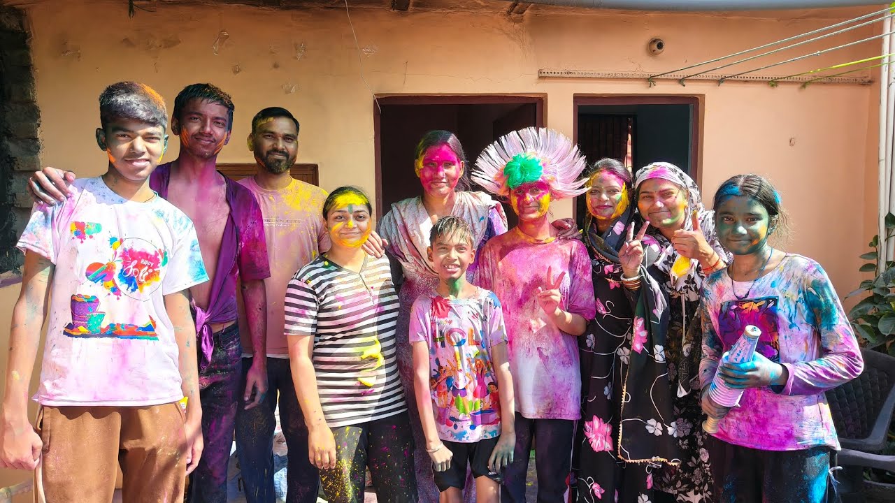 Holi 🫟 Masti vlogs 🙏👍🎉
