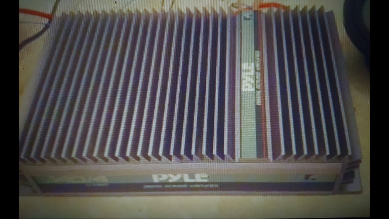 Rare vintage Pyle 140/4 mid 80's SQ Car audio amplifier