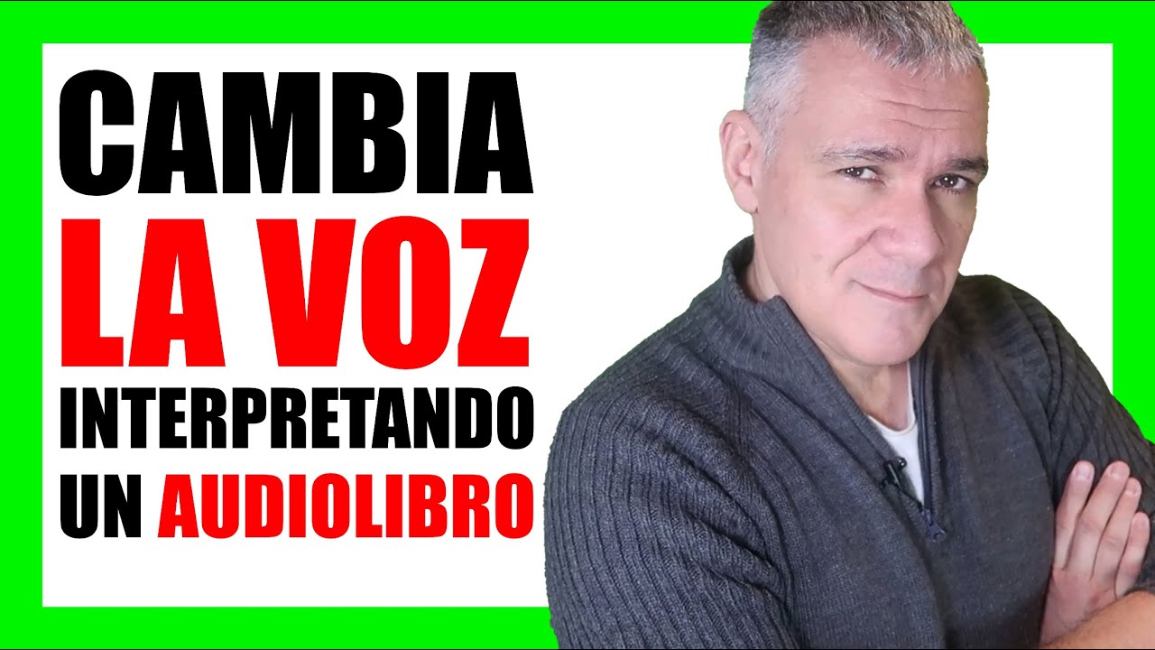 Cómo TENER una VOZ BONITA aprendiendo a INTERPRETAR un AUDIOLIBRO 📚