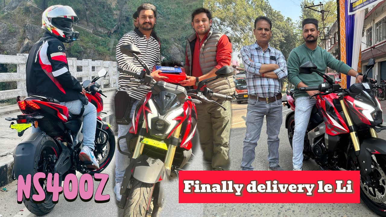 Finally ns400z ki delivery le li 💥|| #superbike #ns400z