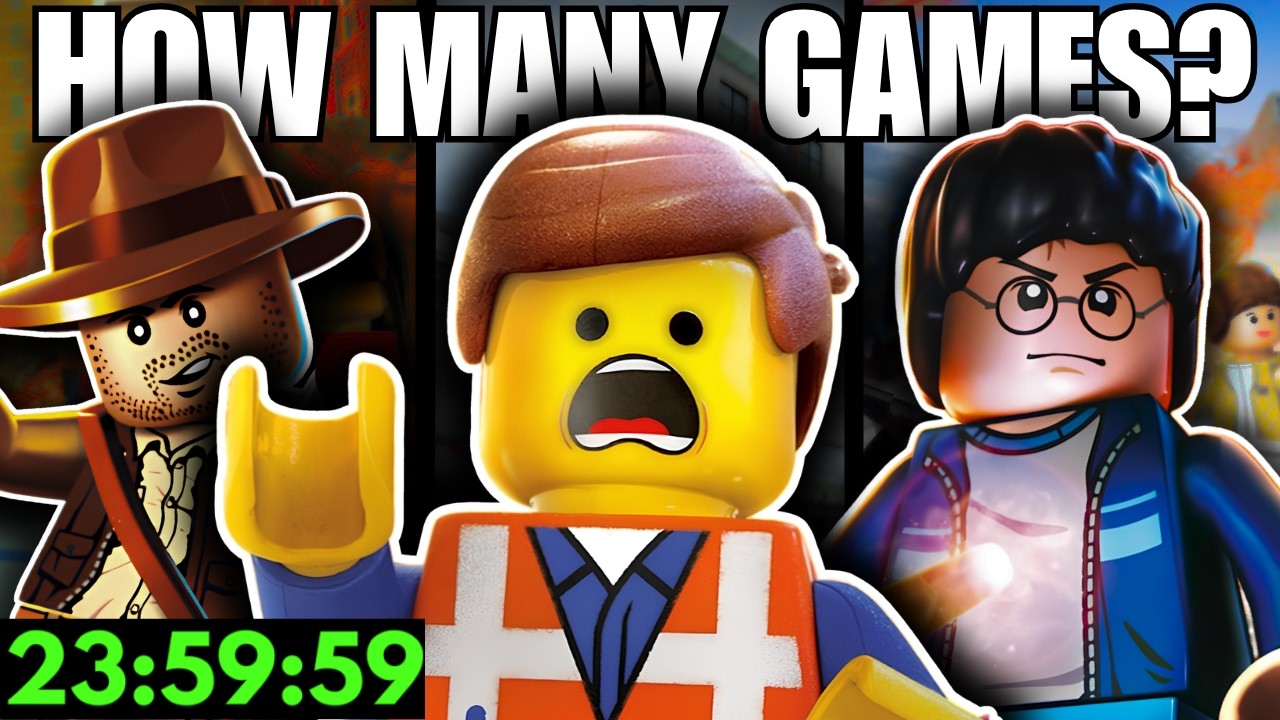 Кто успеет пройти больше всего игр LEGO за 24 часа?
