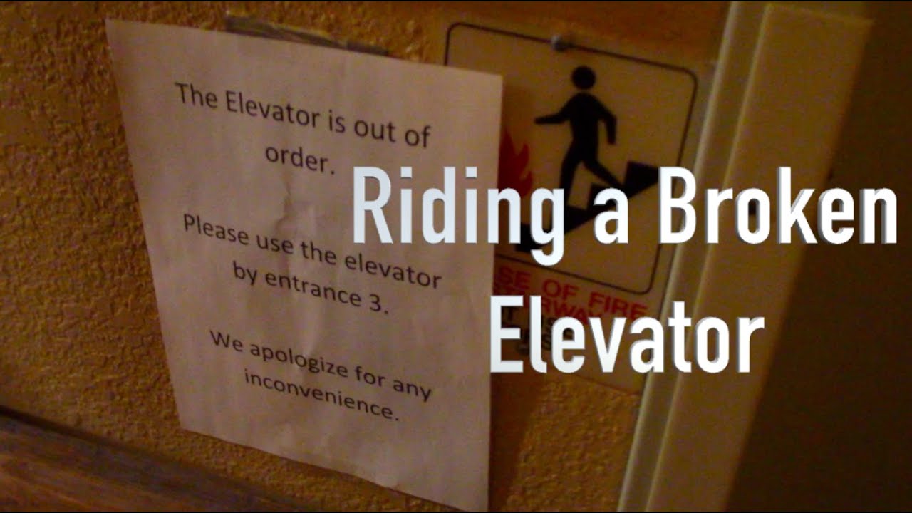 "Broken" Dover Hydraulic Elevator - New Frontier - Wilderness Resort, Wisconsin Dells, WI