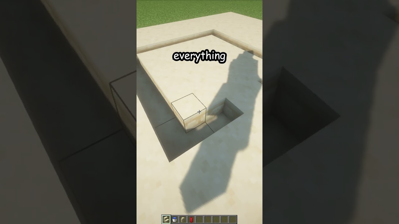 MINECRAFT SAND CASTLE