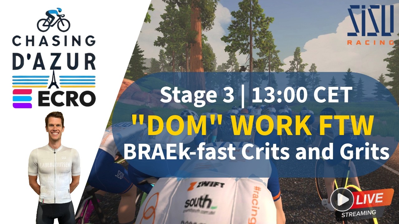 Zwift Racing | ECRO World Tour | Chasing d'Azur - Stage 3 | 12-03-2026