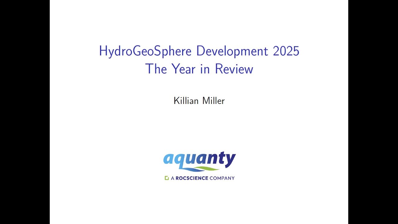 HydroGeoSphere Development 2025: The Year in Review