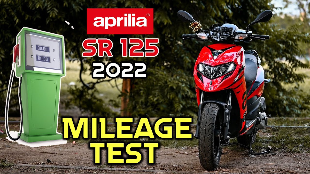 2022 Aprilia SR 125 Facelift Mileage Test | Highway City Mileage Test