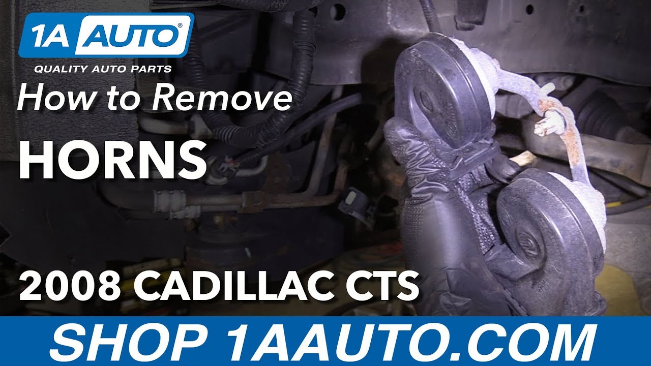 How to Replace Horns 08-14 Cadillac CTS