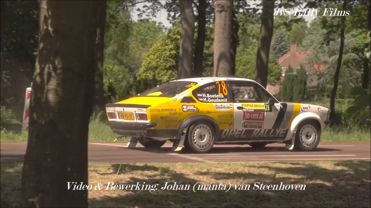 Soetens rally Team @ The 53e ELE Rally 2017 Opel Kadett C Coup&eacute; Rally