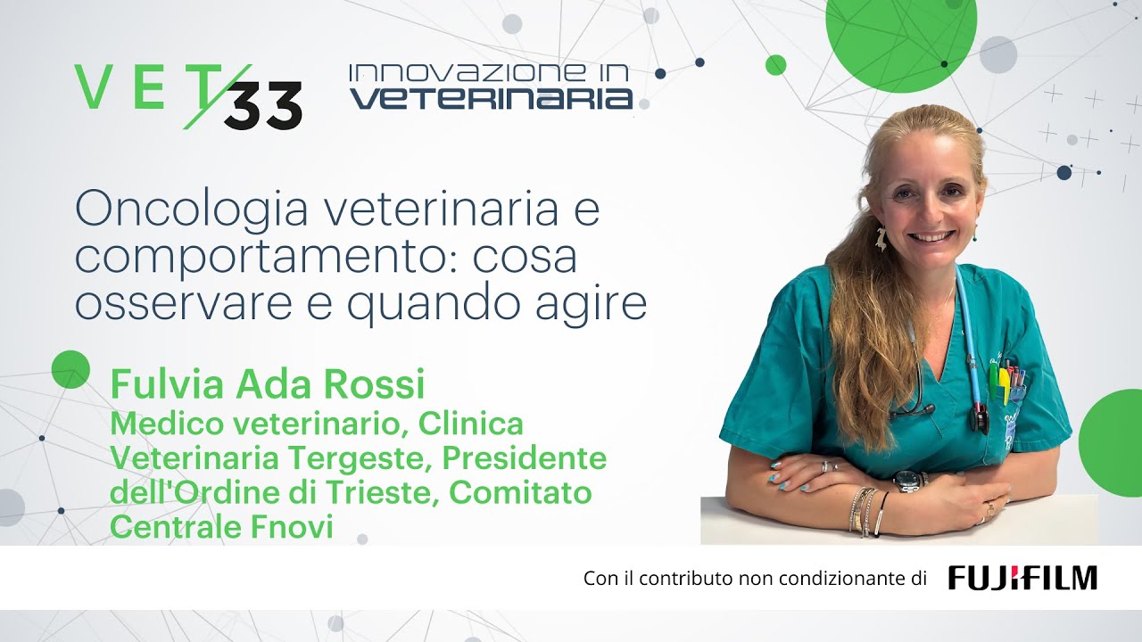 Oncologia veterinaria e comportamento: cosa osservare e quando agire. Con Fulvia Ada Rossi
