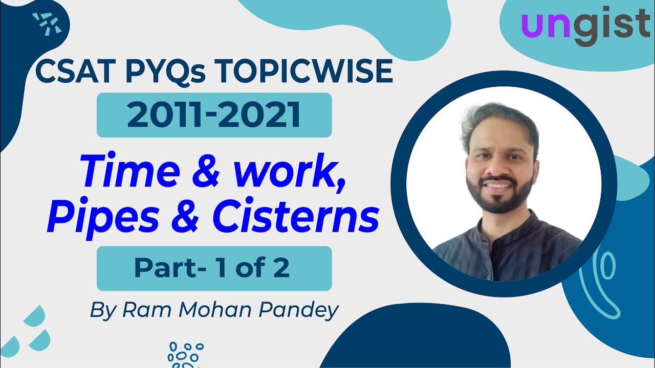 CSAT PYQ Topicwise | CSAT PYQ Solved | CSAT Time and Work | CSAT PYQ analysis | RAM MOHAN PANDEY