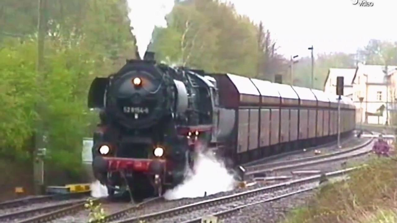 Dampfloks mit richtig schweren Güterzügen / 1997