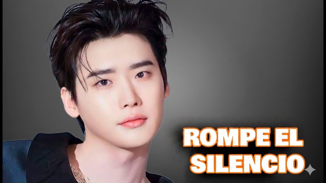 A sus 36 años lee jong suk  Rompe su silencio