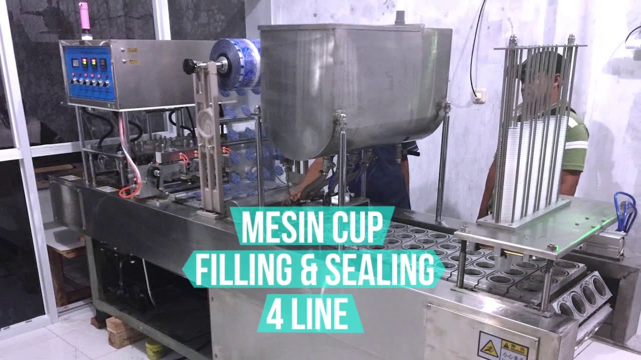 Mesin Filling Air Minum Kemasan 2 dan 4 Line