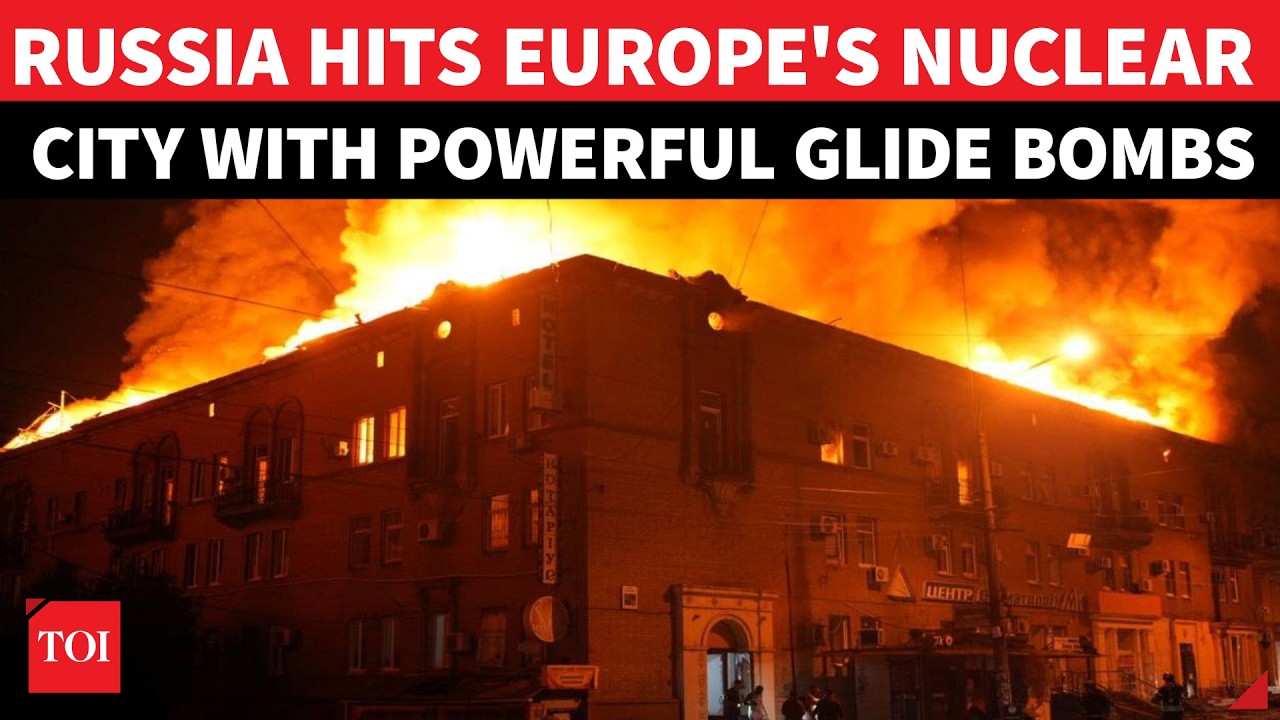 On Putin's Orders, Russia Unleashes Massive Attack On Ukraine Nuclear City; Bombs Aircraft Station