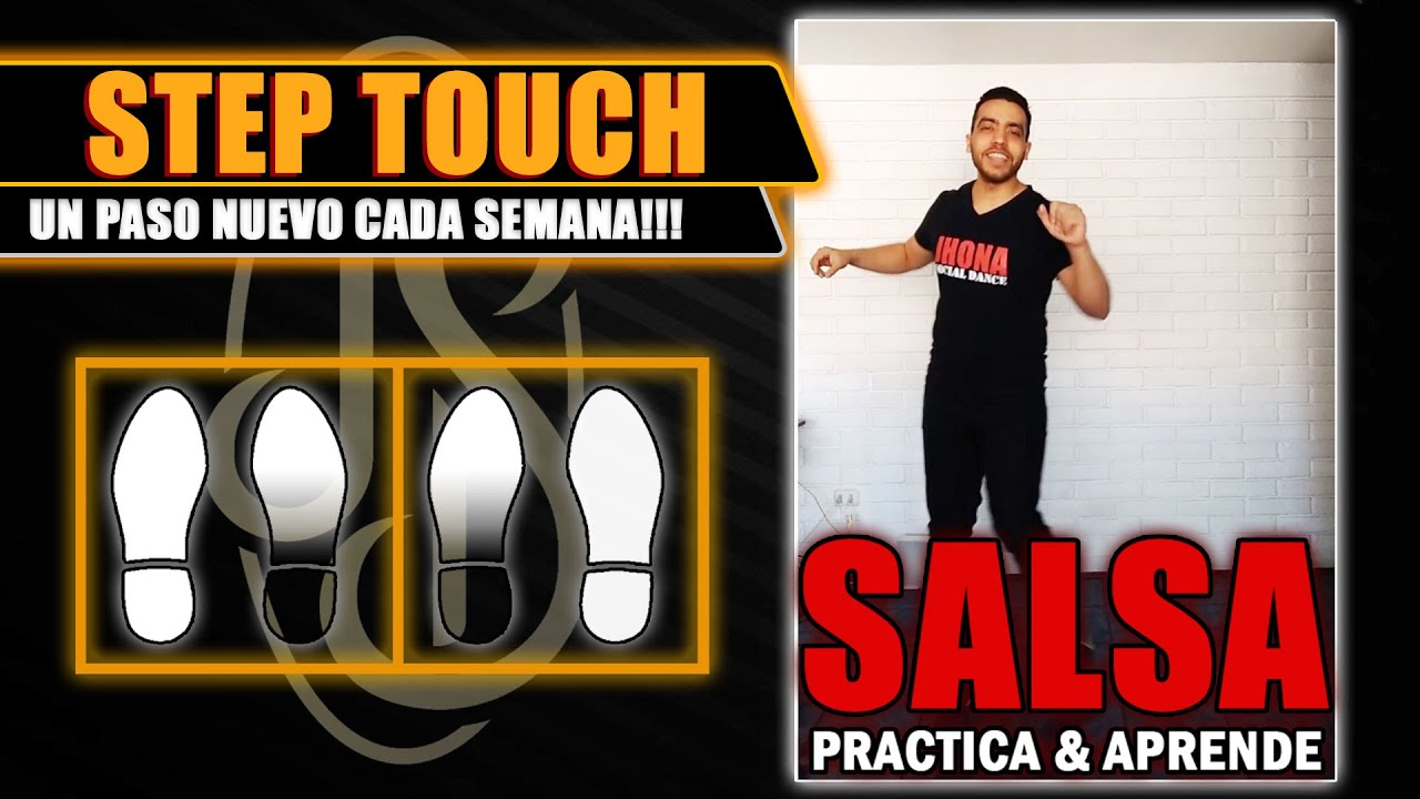 STEP TOUCH - PASO A PASO / SALSA PRACTICA Y APRENDE / 123 567 SALSA