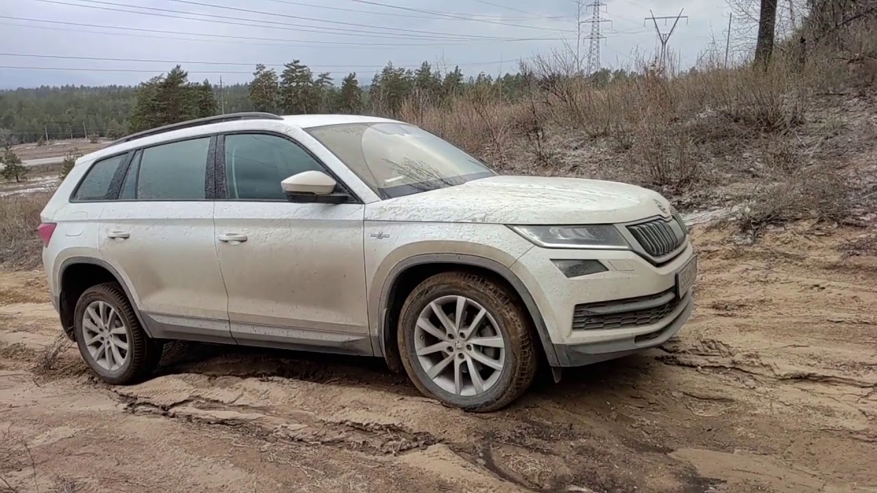 Skoda Kodiaq\Шкода Кодиак  и Hyundai Santa-FE\ Хэнде Санта-фе    OFF-ROAD  песок,подъемы, диагоналки