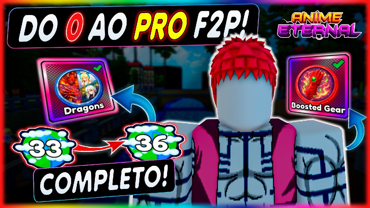 DO 33 AO 35 COMPLETO! 😱 | 0 ao PRO FREE TO PLAY #15 – Anime Eternal