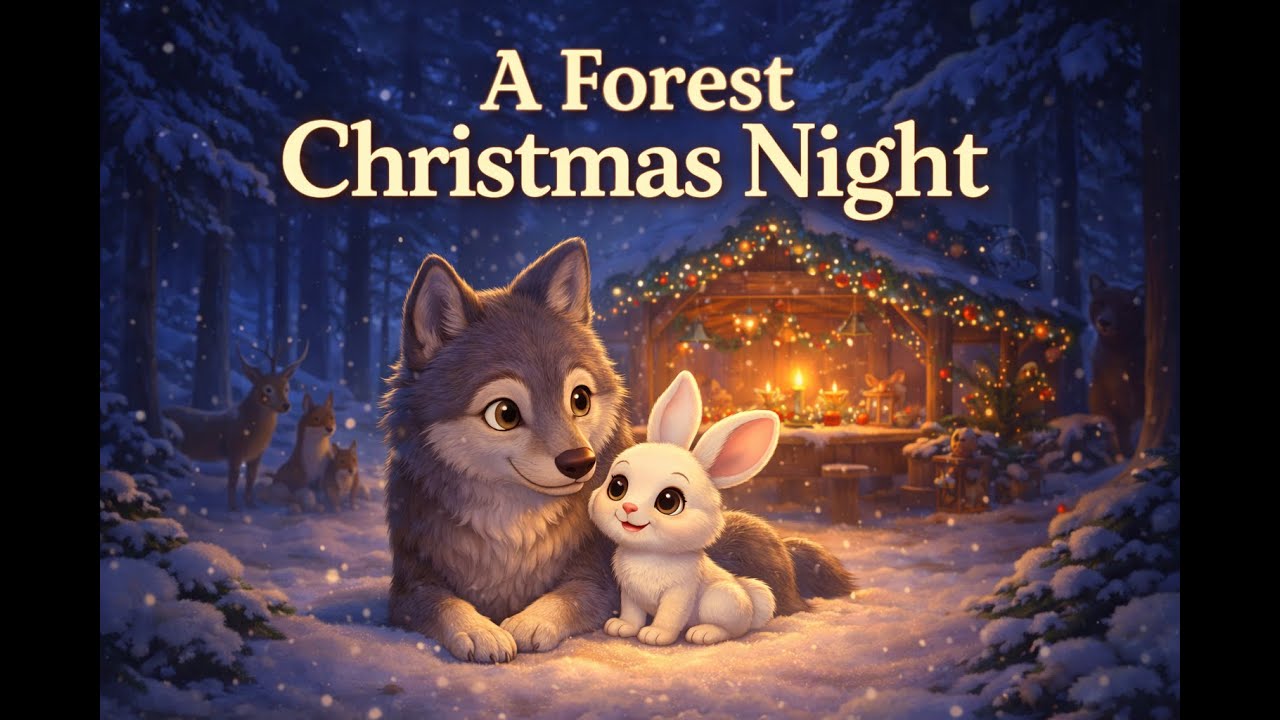 Forest Christmas Night | A Magical Animal Christmas Song