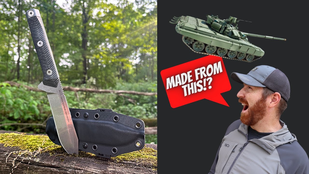 MADE FROM A T-72 TANK!? ANV Knives M73
