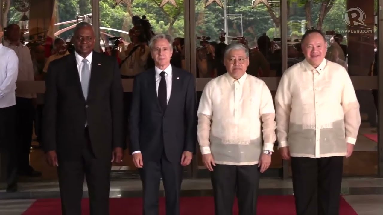 US foreign affairs, defense chiefs arrive in Manila for joint meeting with Manalo, Austin