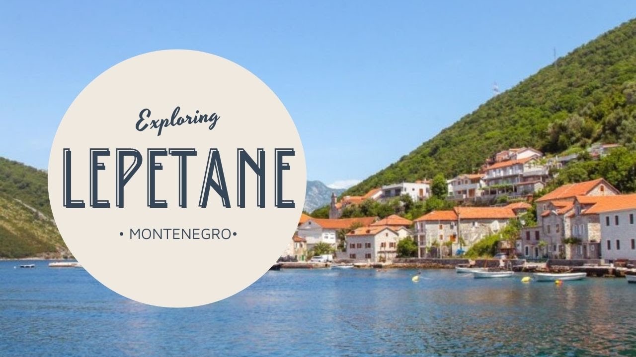 Лепетань, Черногория / Вид с Птичьего Полета / Lepetane Montenegro
