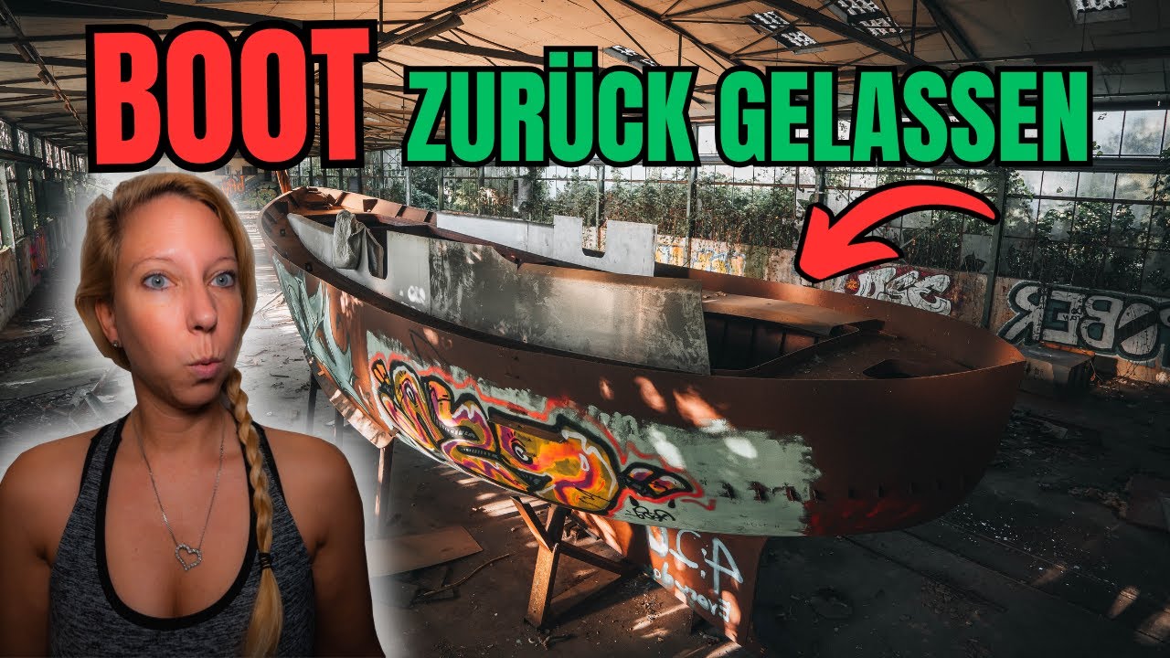 RIESIGES BOOT🚢 in VERLASSENER FABRIK entdeckt!