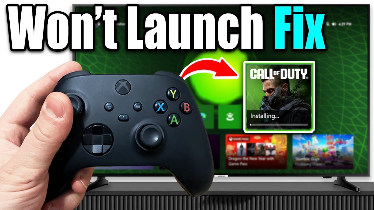 How to Fix Game Won't Launch or Open on Xbox Series X/S/One