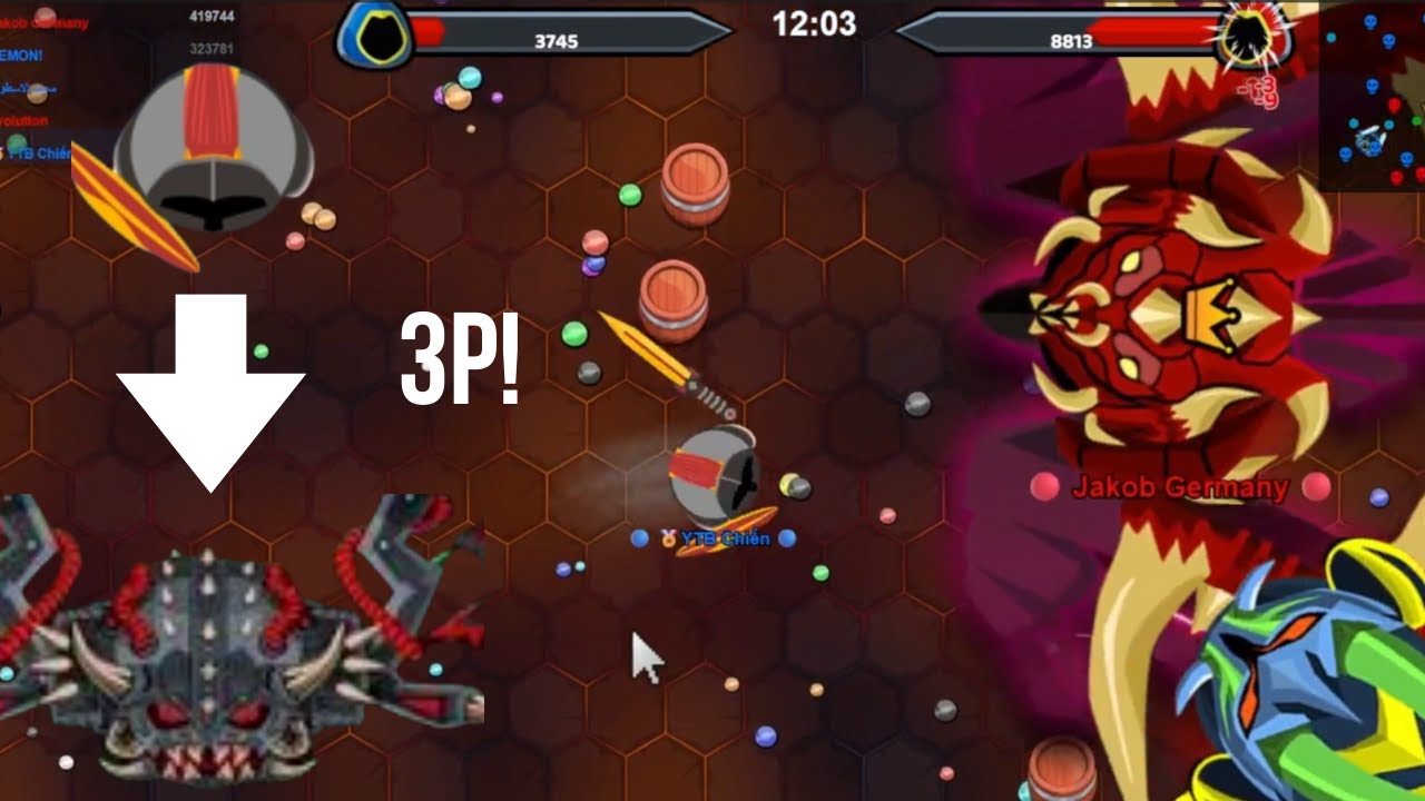 3P LÊN MEGA V! – Speedrun nhanh điên rồ trong EvoWars.io 🔥