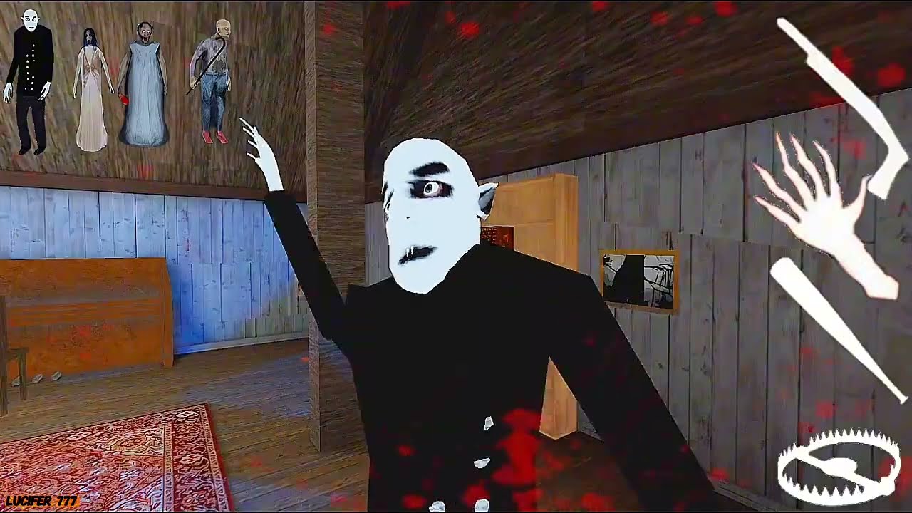 Play As Granny, Granbpa, Slendrina, And The Twins | New Mode Menu The Twins Car  Escape