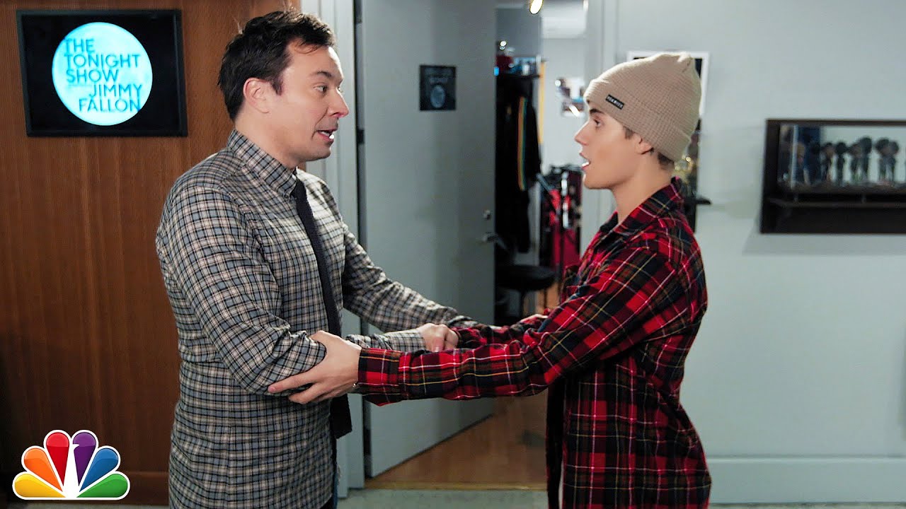Secret Handshake with Justin Bieber
