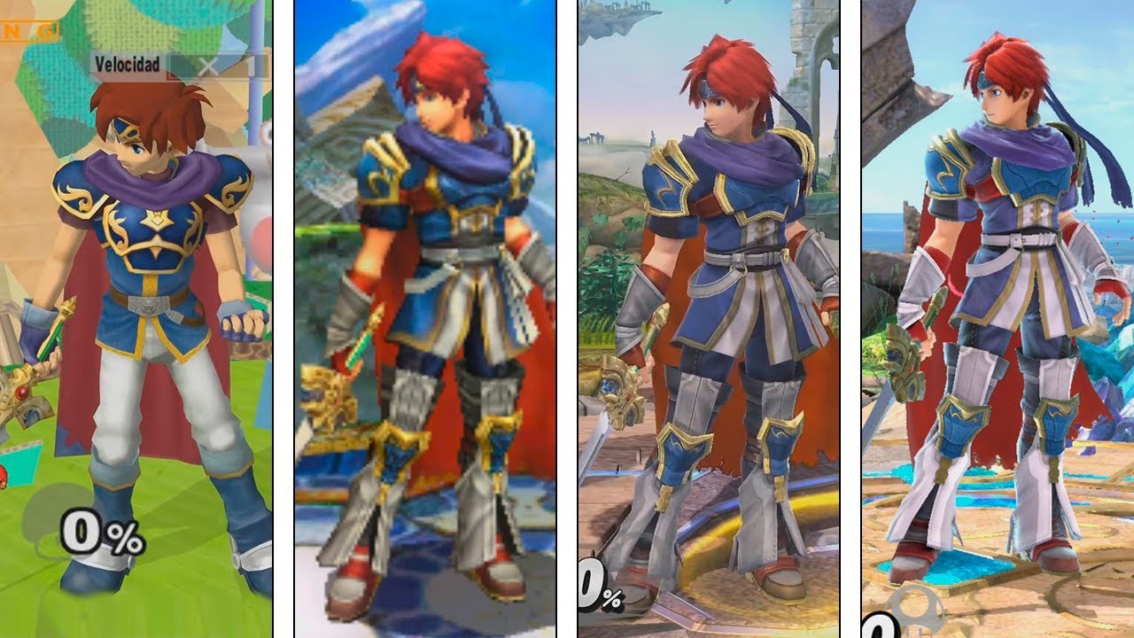 Super Smash Bros Ultimate | Roy Evolution | 2001-2018