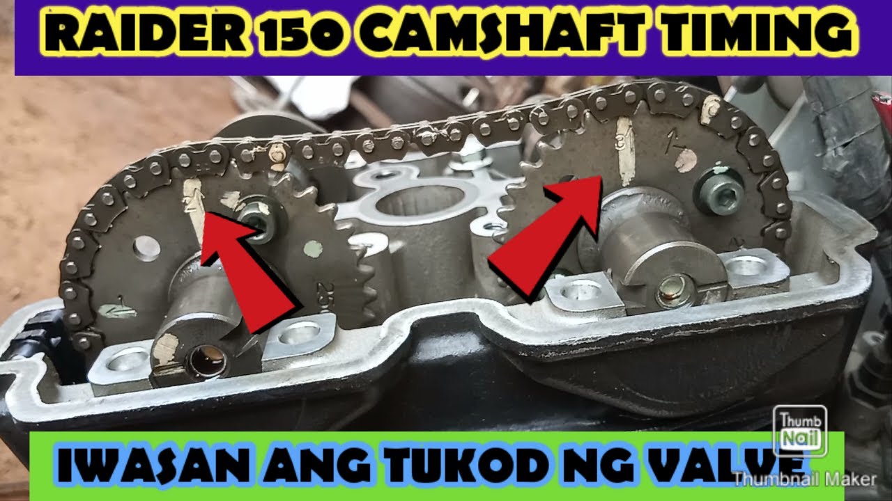 RAIDER 150 CAM SHAFT TIMING