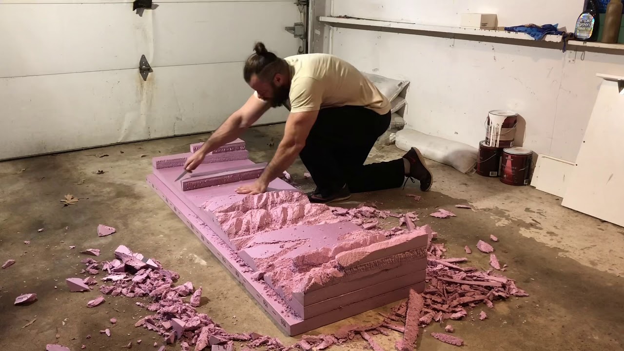Фон для аквариума 3D своими руками, часть 1