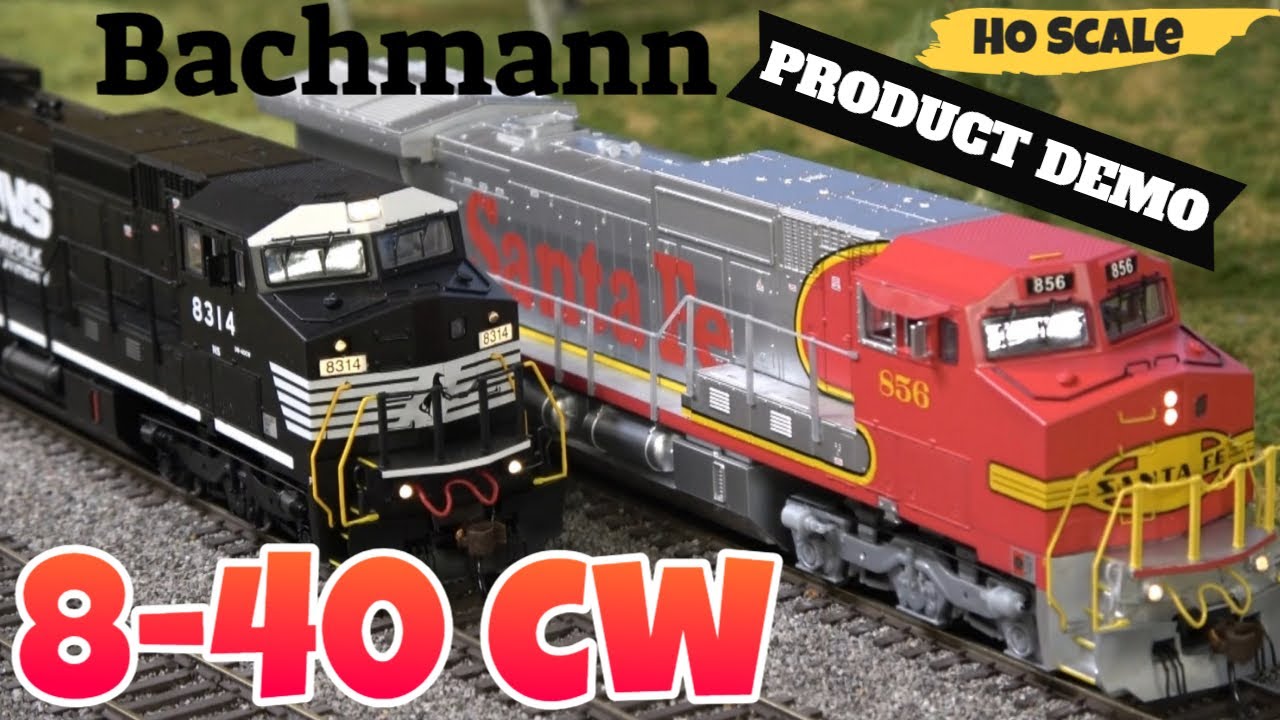 Демонстрация продукта: Bachmann GE Dash 8-40CW с подробной информацией о кабине, DCC и функциями ...