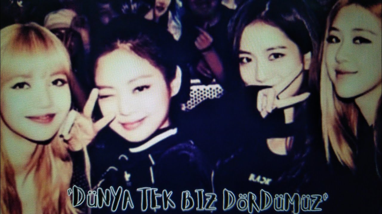 Blackpink klip - Dünya tek biz dördümüz // jisoo❤️jennie❤️Rose❤️Lisa