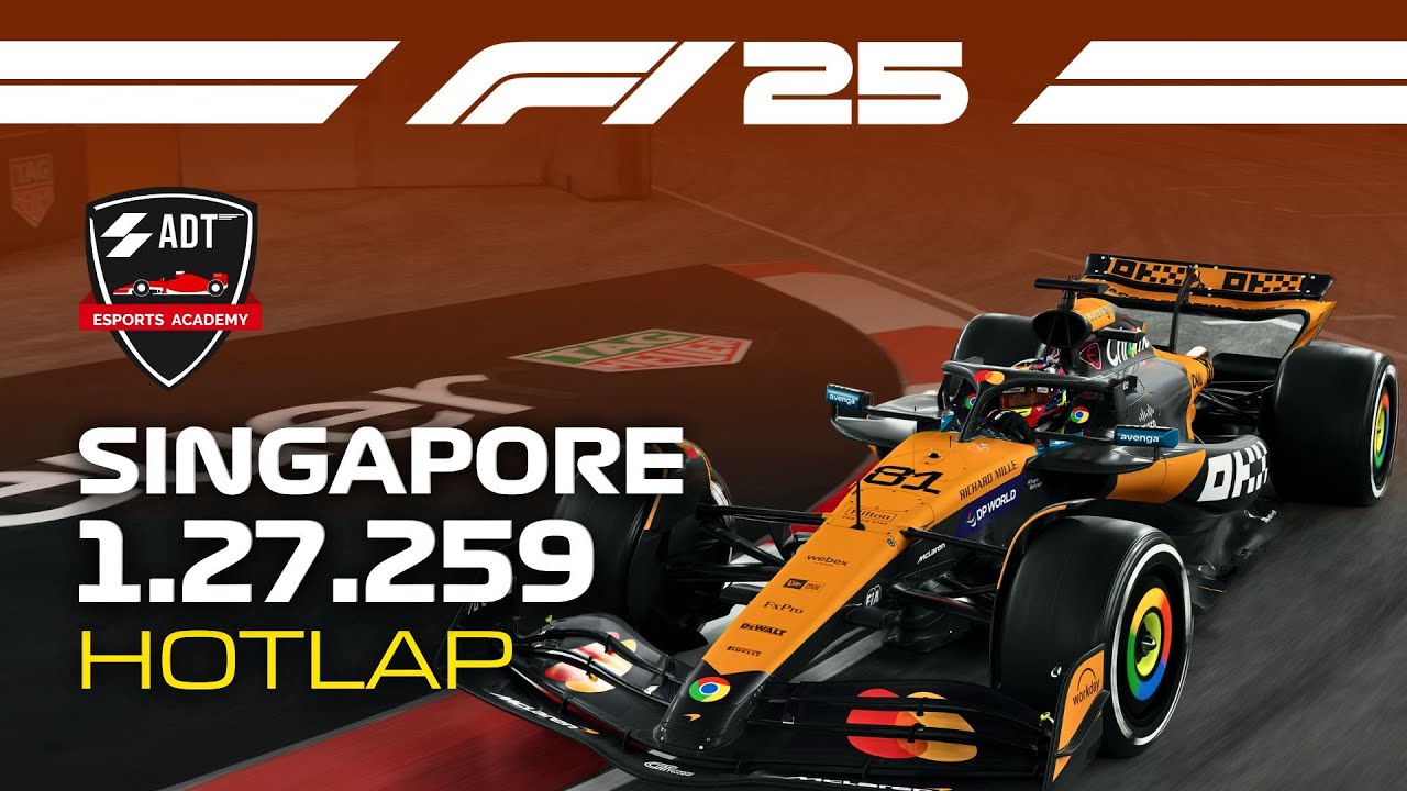 F1 25: SINGAPORE Esports Hotlap + Spiegazione Giro 🔊 (1:27:259) &ndash; Daniele Haddad [WORLD TOP 3] #f125