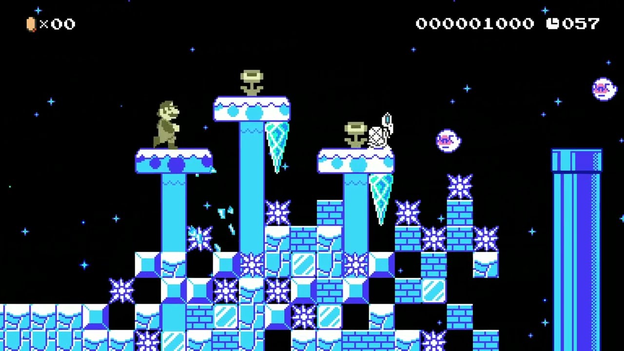 ↑氷葬のレクイエム↑/Ice Burial Requiem by #âηhř/10K ♪ [#anhr/10k] 🍄Super Mario Maker 2 | No Commentary #duf