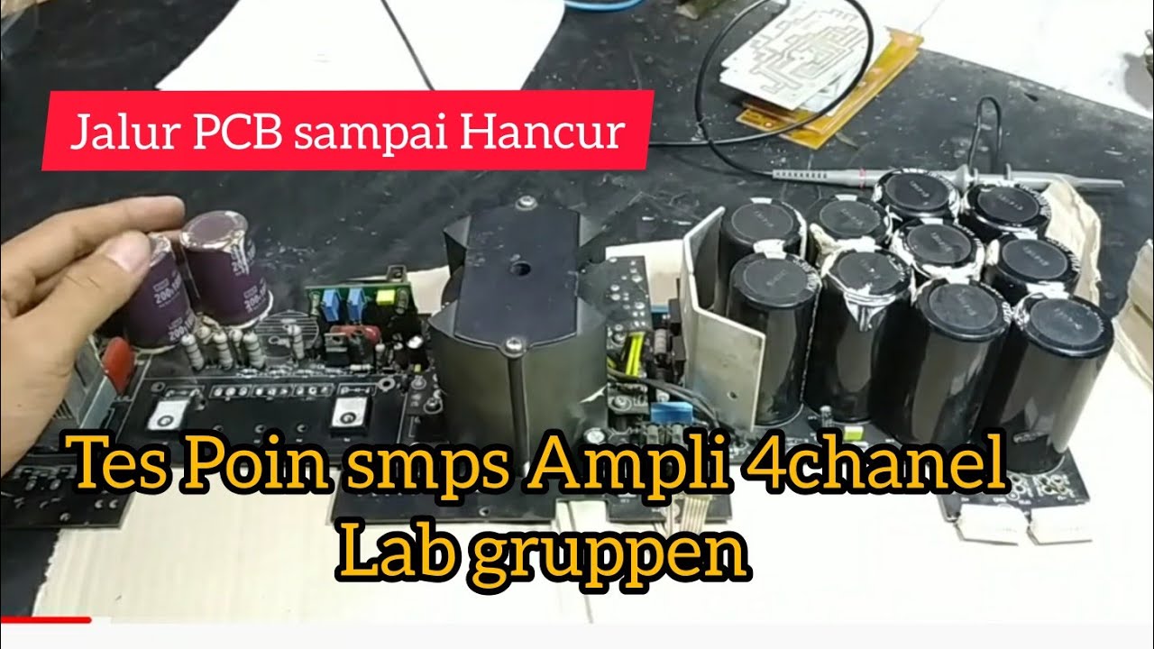 REPAIR & TES POIN SMPS SWITCING   LAB GRUPPEN FP 10.000