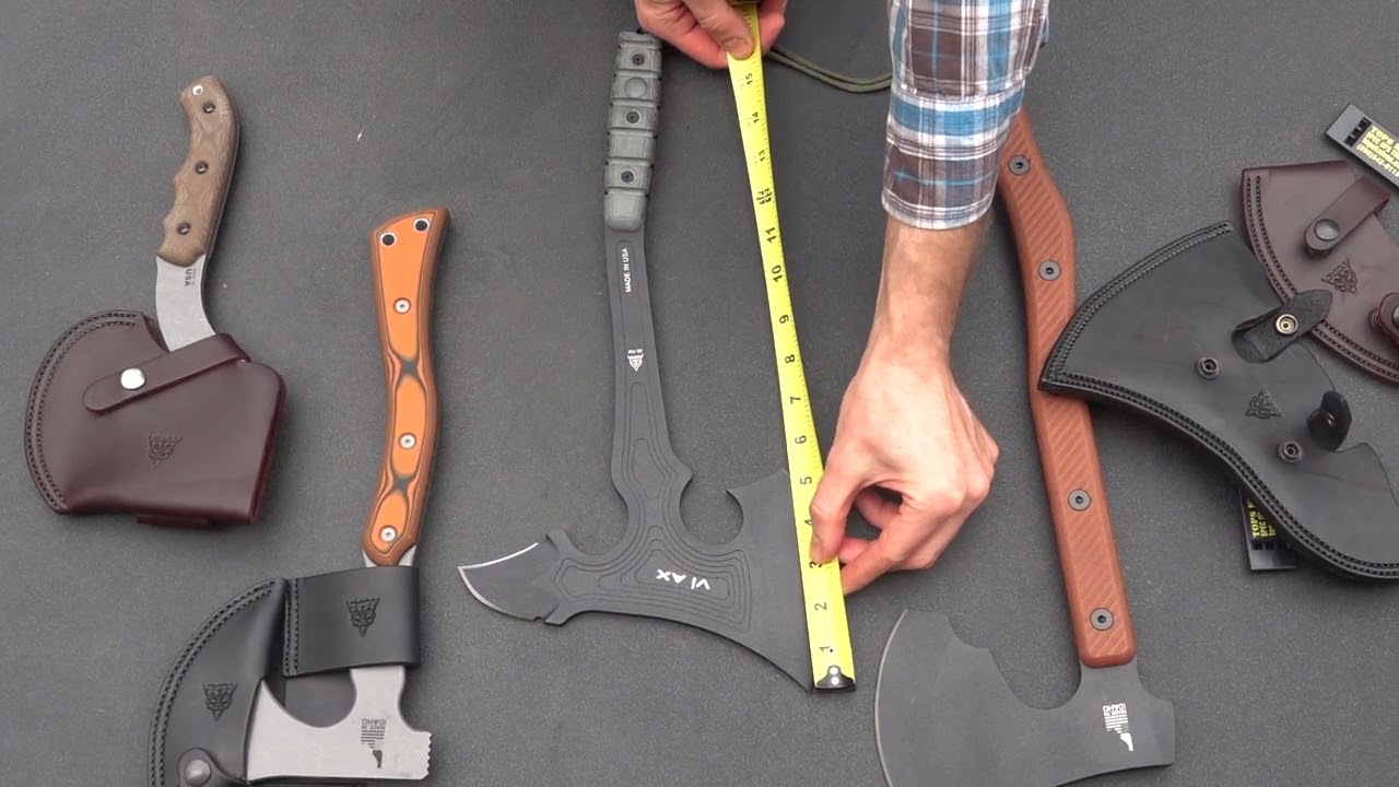 Tops knives  All different  kinds of Tops Axes - Made in the USA