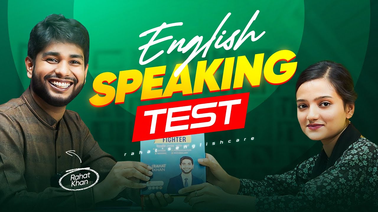 This is how we make students proficient in English by pointing out mistakes. English Speaking Test